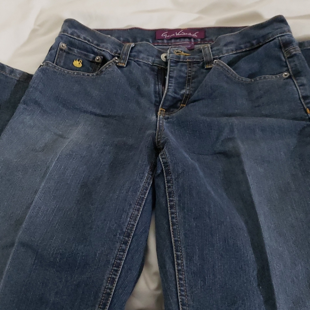 Creased Jean's by Gloria  Vanderbilt